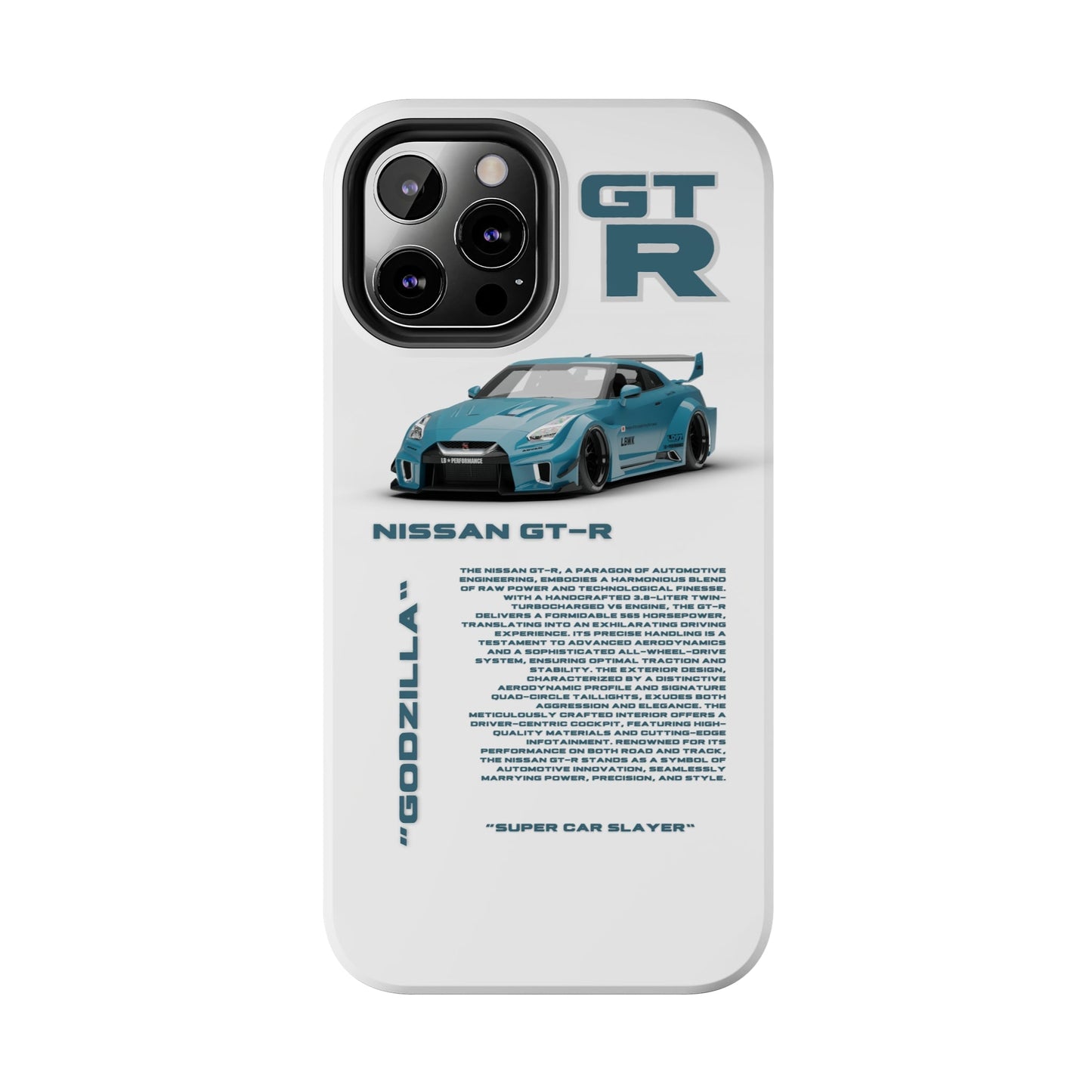 "Nissan GTR" White Case