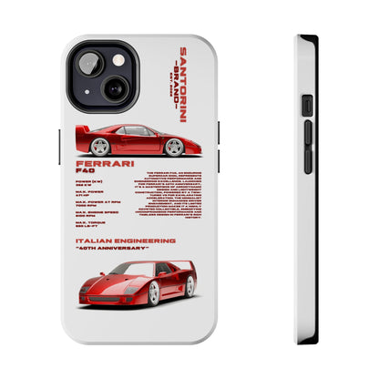 "Ferrari F40" White Case