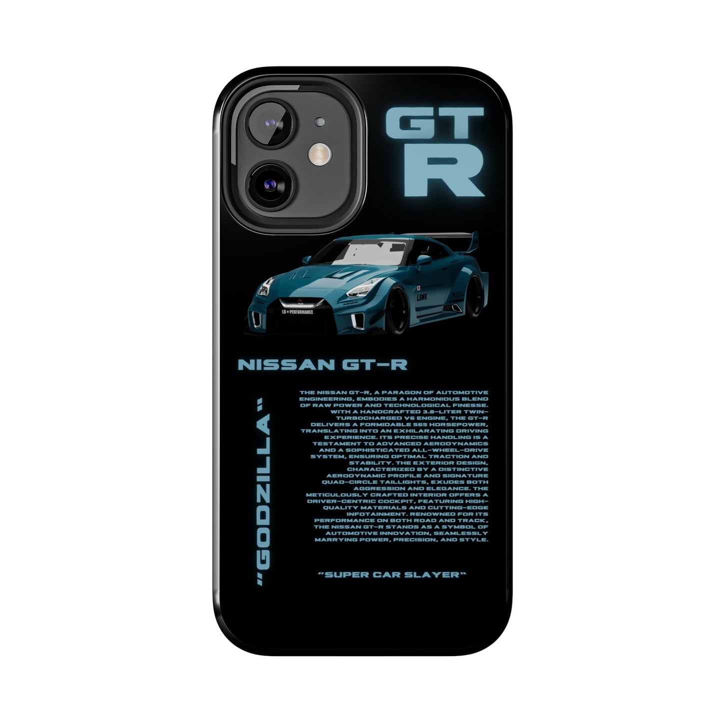 "Nissan GT-R" Black Case