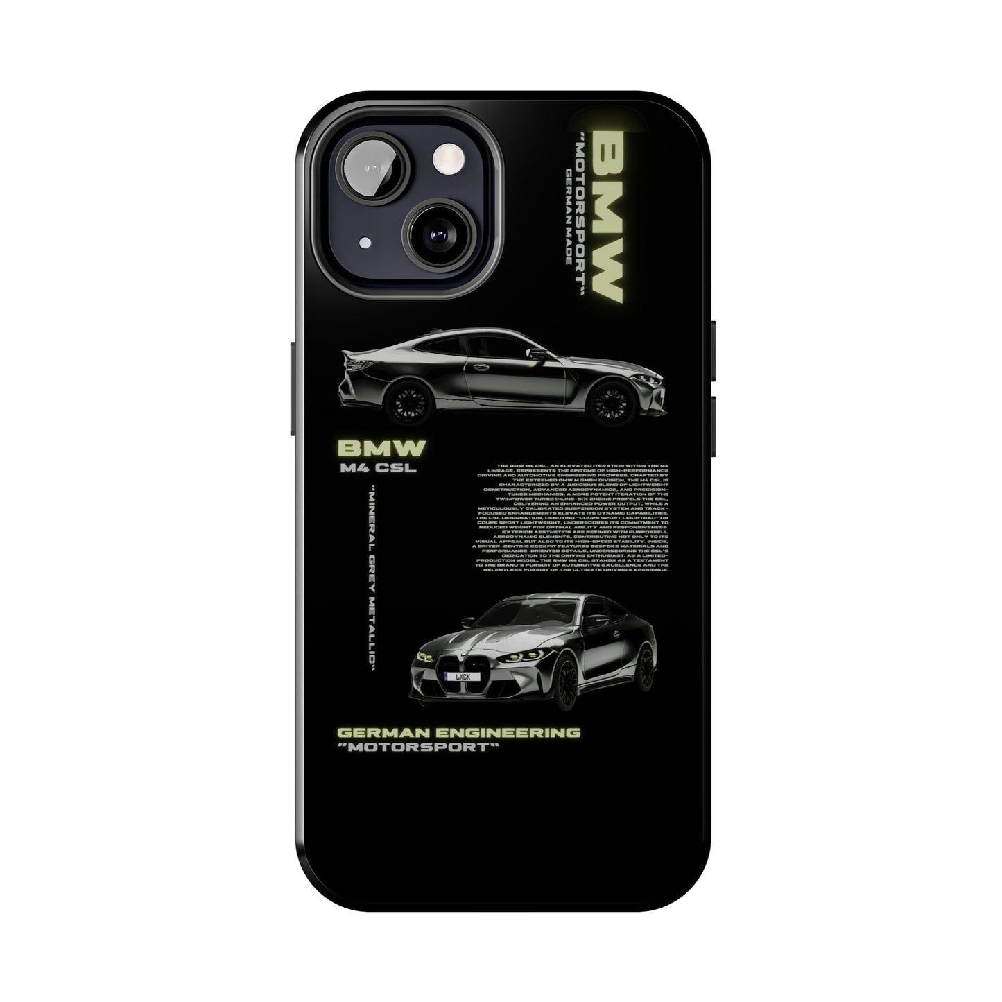 "M4 CSL" Black Case