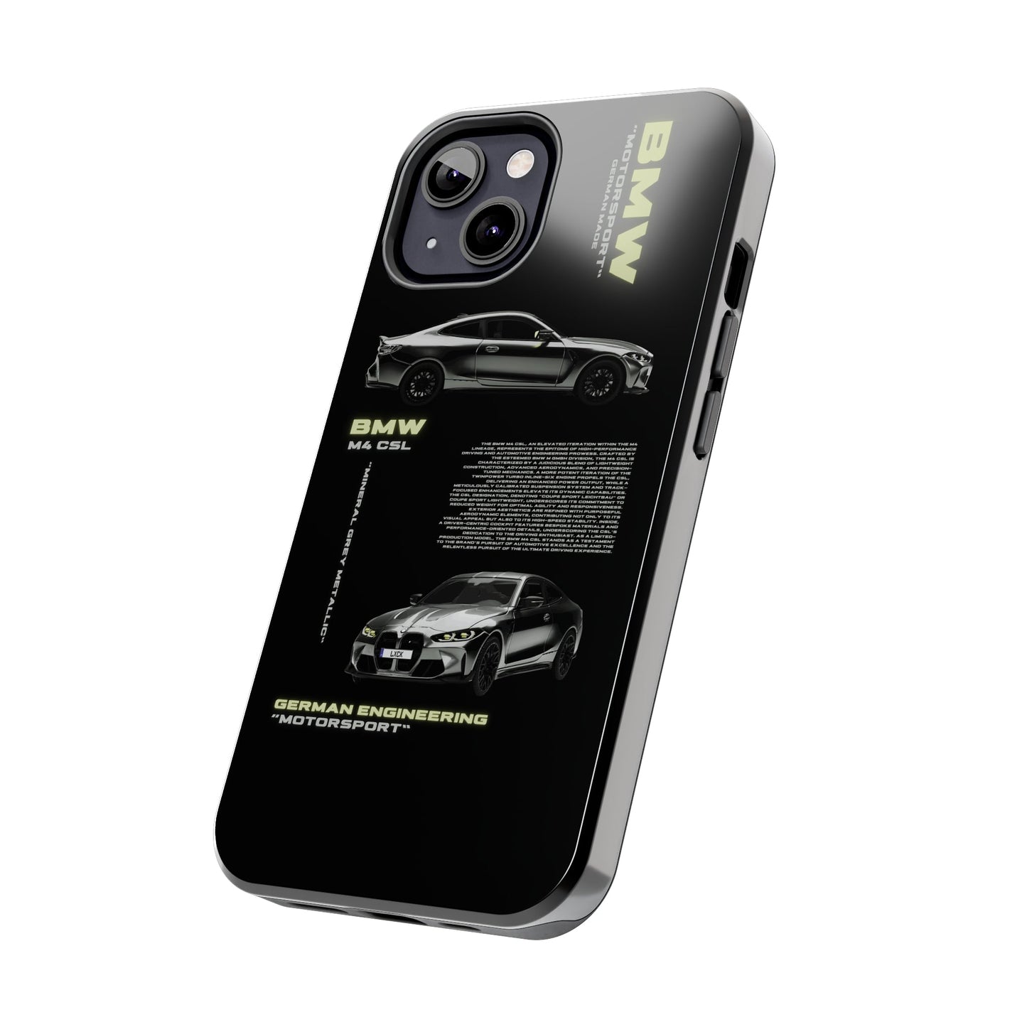 "M4 CSL" Black Case