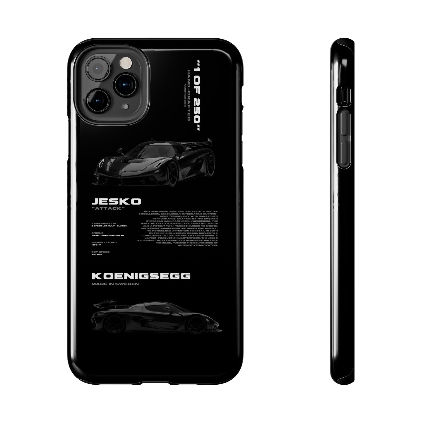 "Jesko" Black Case