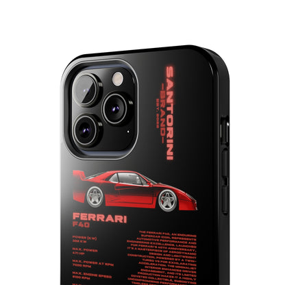 "Ferrari F40" Black Case