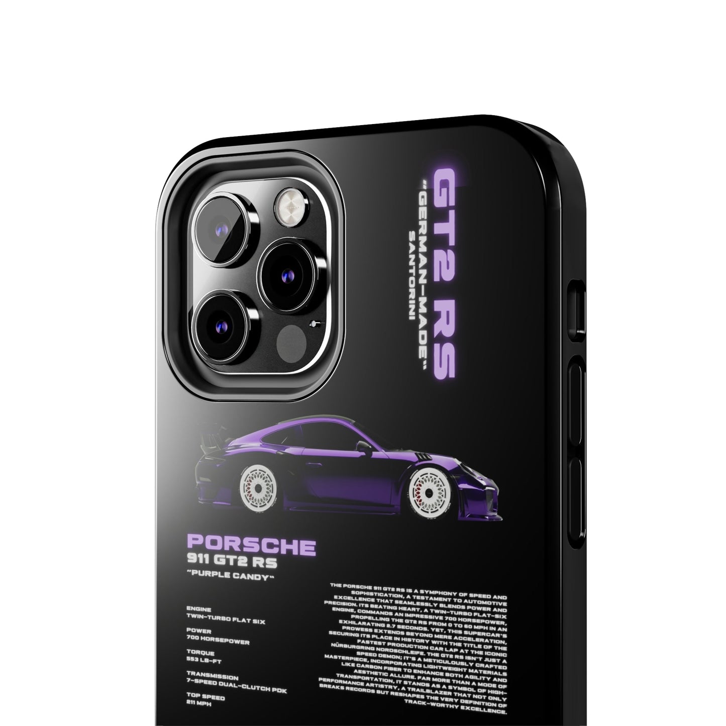 "Purple Candy" Black Case