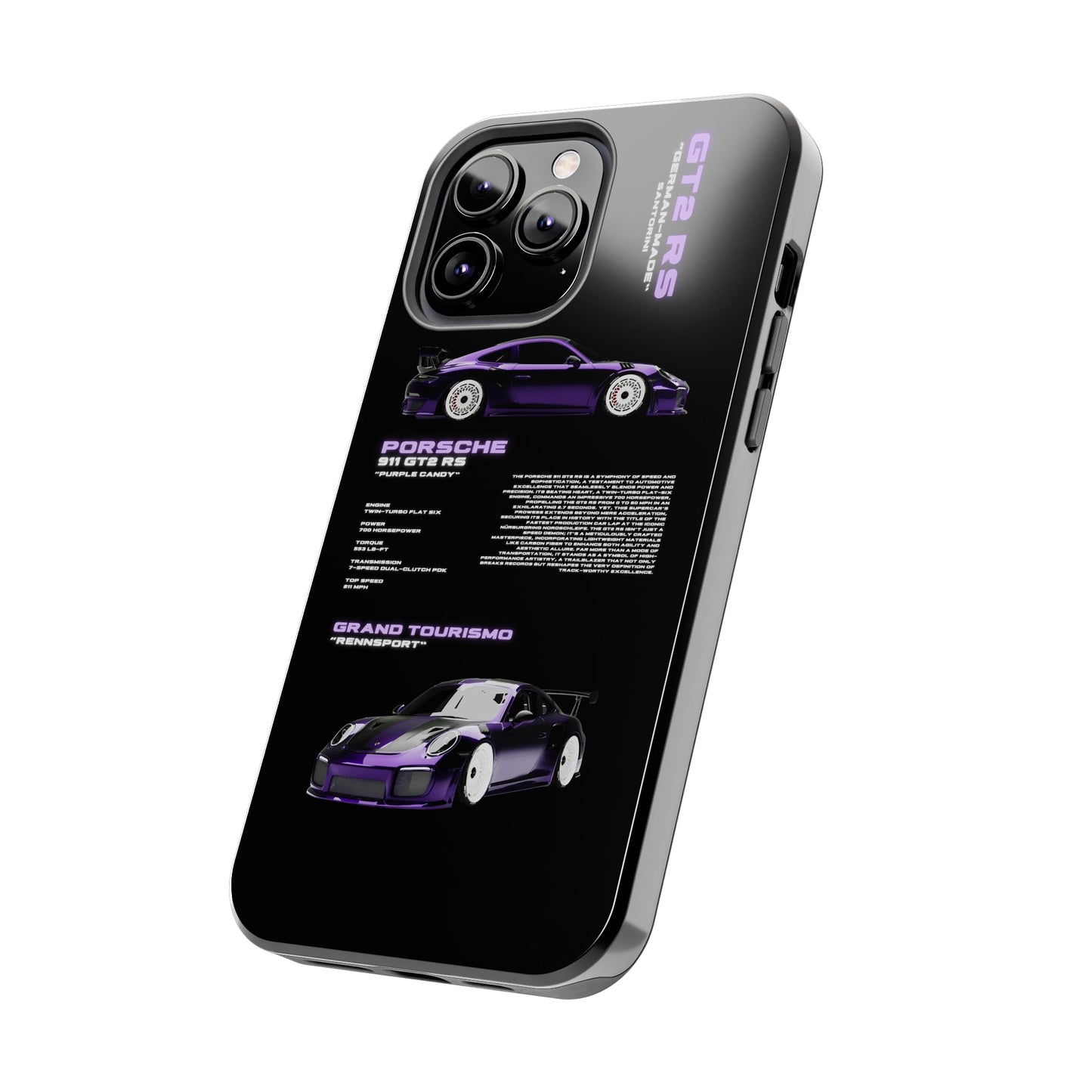 "Purple Candy" Black Case