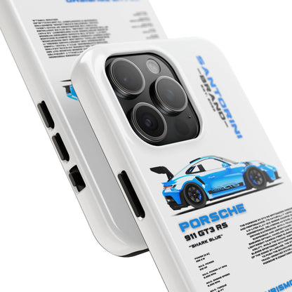 "Shark Blue" White Case