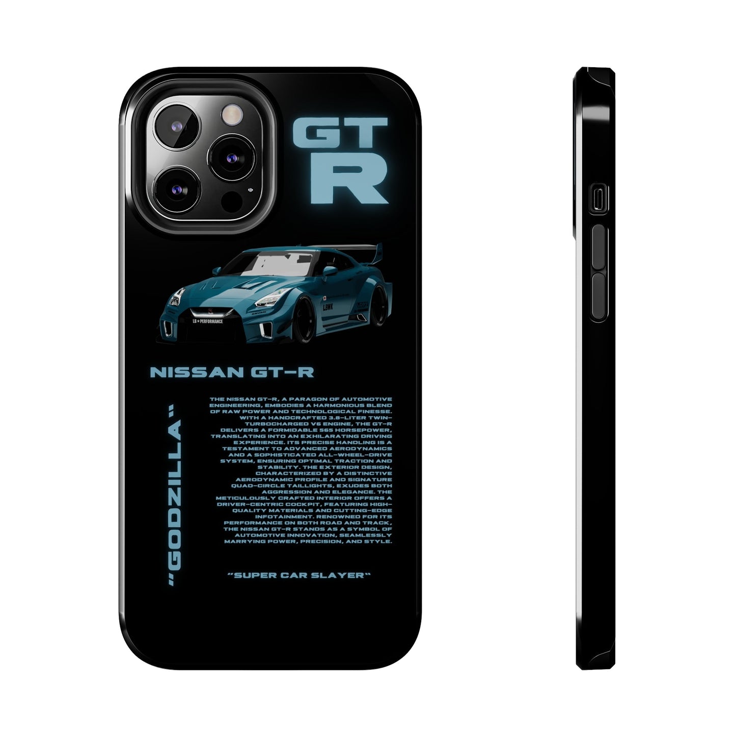 "Nissan GT-R" Black Case