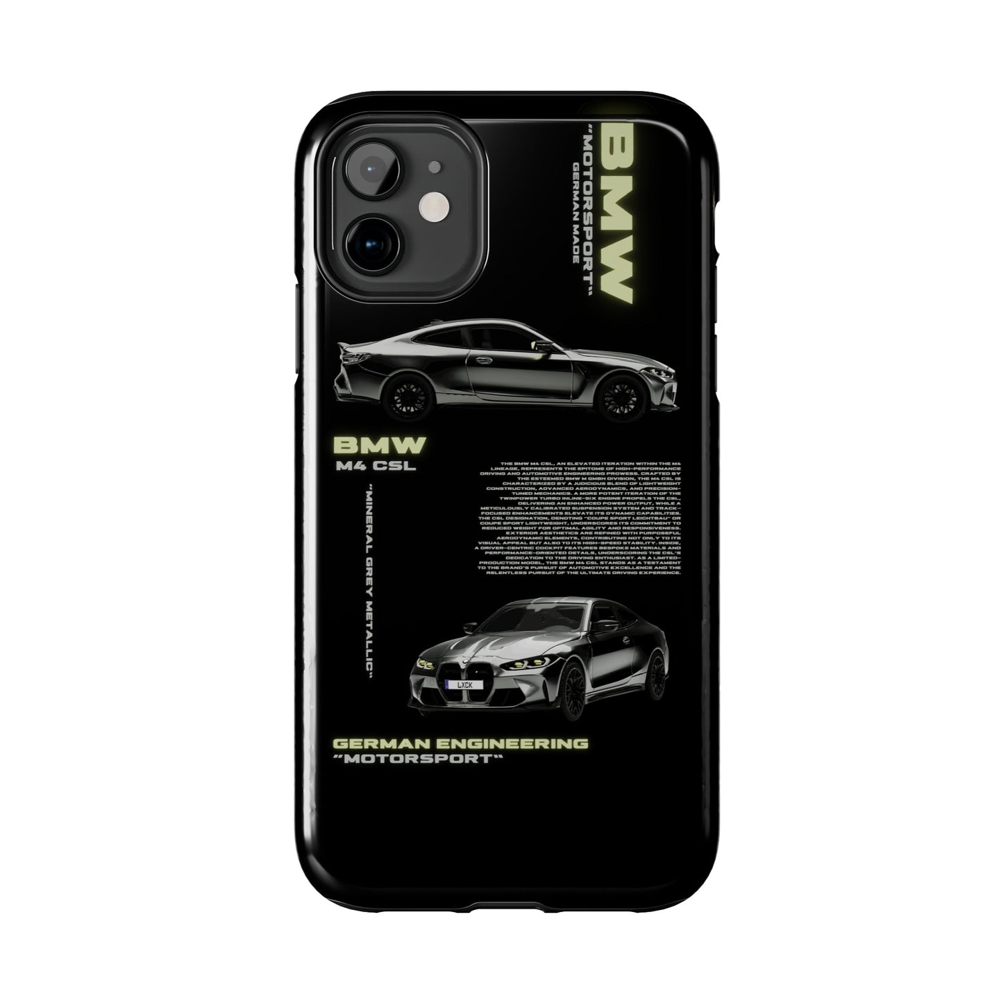 "M4 CSL" Black Case