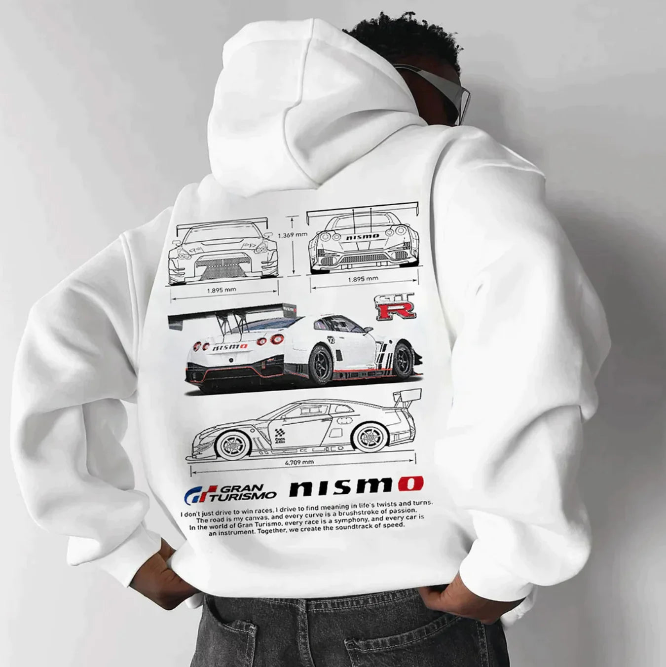 Oversized Racing Hoodie